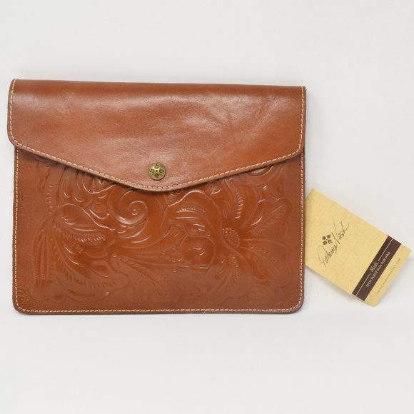 Patricia Nash Handbags - Patricia Nash Midi Clutch Tooled Leather New Purse